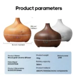 Wood Grain Aromatherapy Diffuser - Image 6