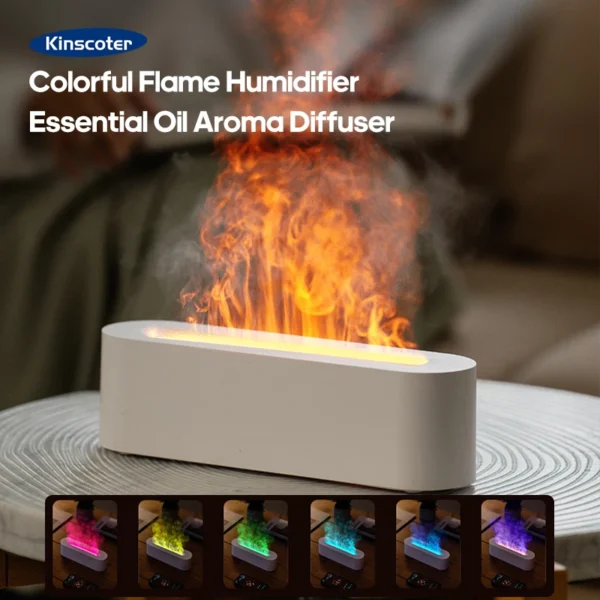 Ambient flame aroma diffuser lifestyle view