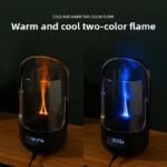 USB Creative Vintage Flame Essential Oil Diffuser Humidifier Portable for Office Bedroom Camping - Image 2