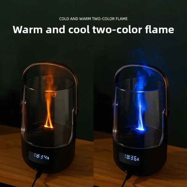Retro Style Aroma Diffuser with Flame Light