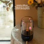 USB Creative Vintage Flame Essential Oil Diffuser Humidifier Portable for Office Bedroom Camping - Image 4