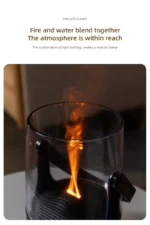 USB Creative Vintage Flame Essential Oil Diffuser Humidifier Portable for Office Bedroom Camping - Image 6