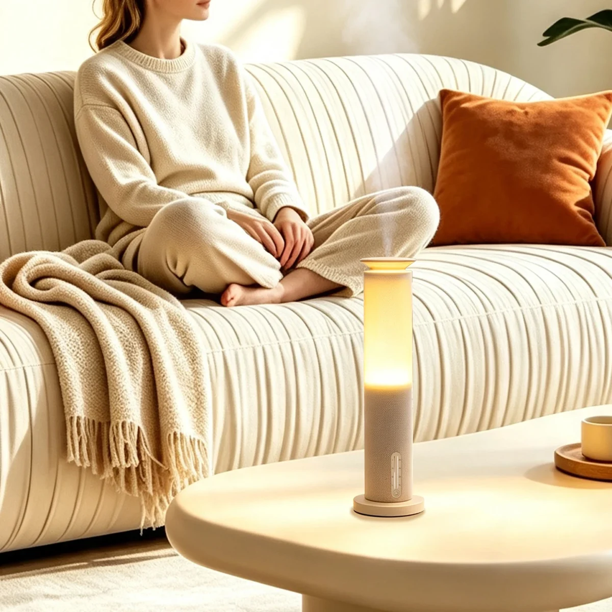 Desktop Silent Metal Aroma Diffuser Air Freshener 100ml Capacity Waterless Operation 30dB Low Noise for Household Use - Image 6