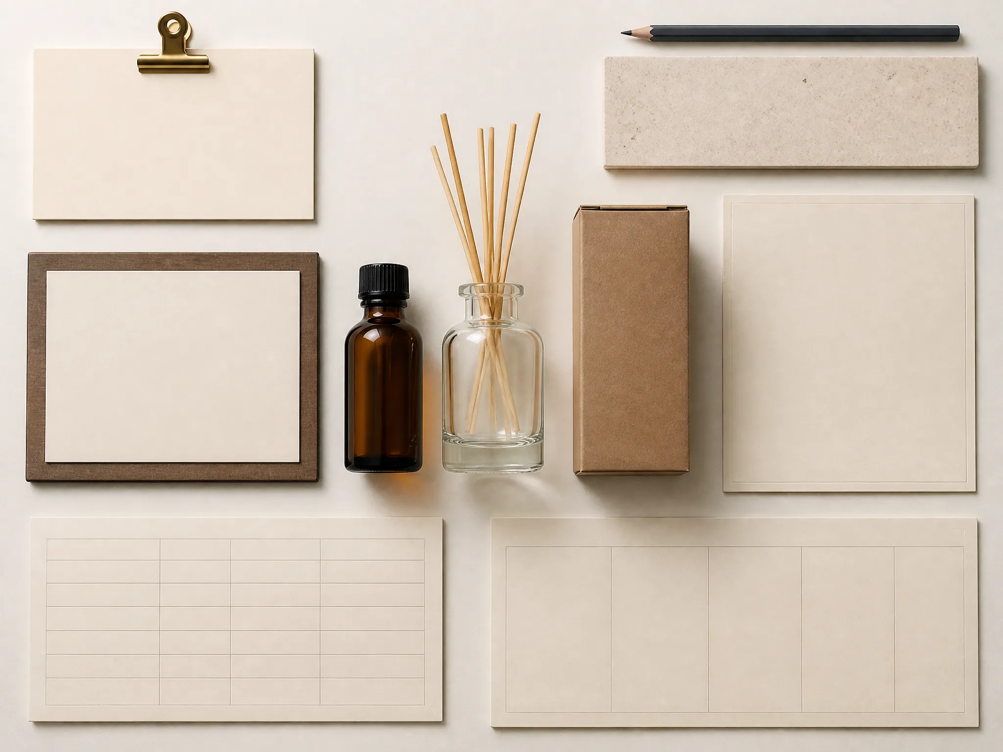 aromatherapy supplier MOQ reorder planning board with lead time and stock control cards