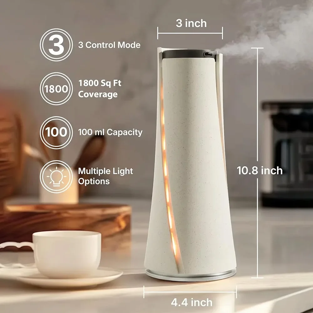 kf-S2bb34a20d9914a39b0a484d33c18fca45 Fragrance Diffuser 100ml Scent Air Machine For Home Hotel Scent Diffuser Cold Air Essential Oil Diffuser Home Art - Image 1