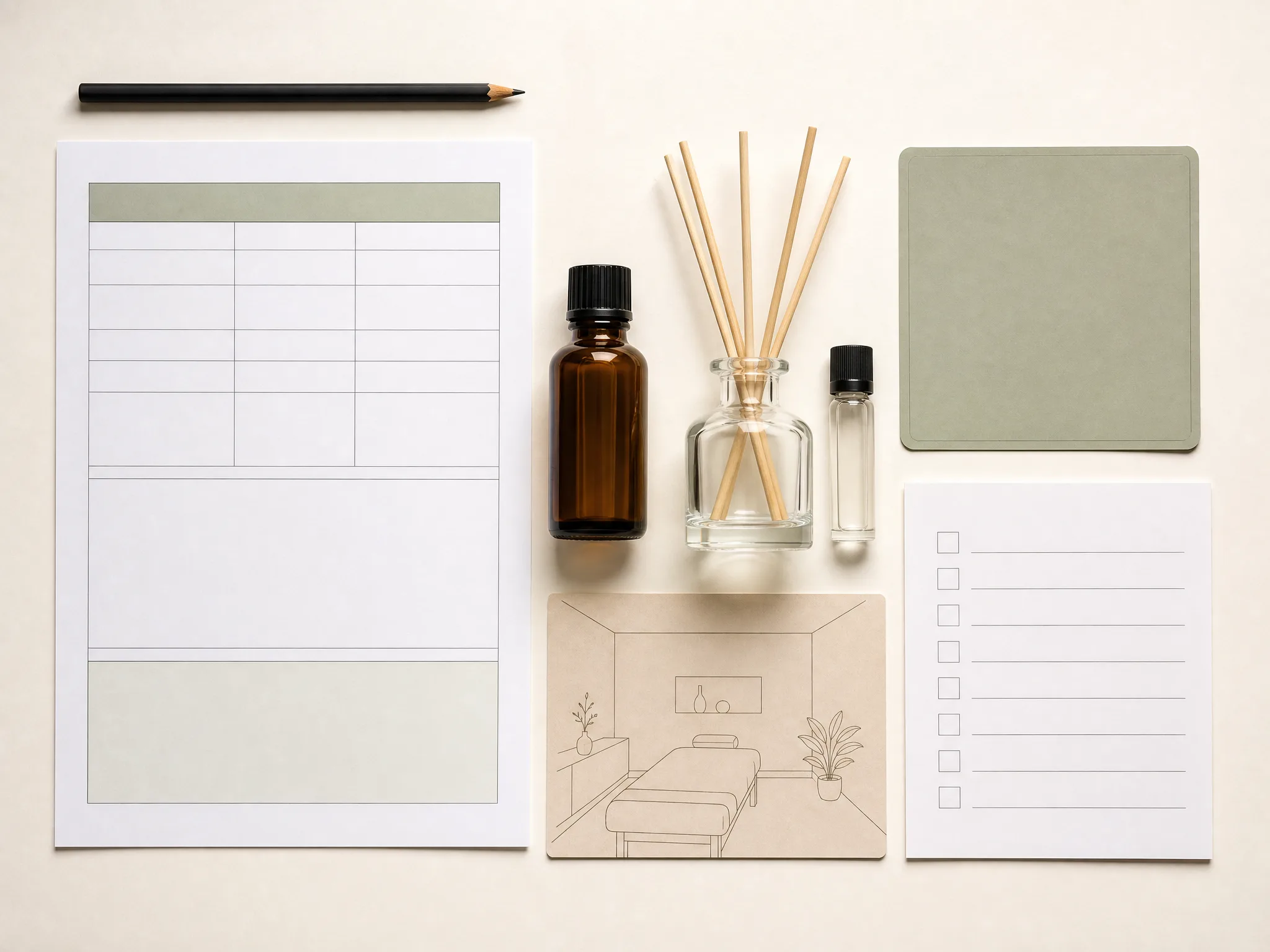 spa aromatherapy supplier formula safety and replenishment planning board